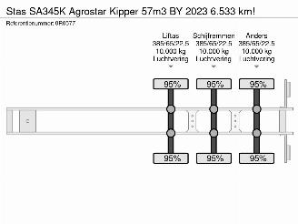 Stas  SA345K Agrostar Kipper 57m3 BY 2023 6.533 km! picture 26