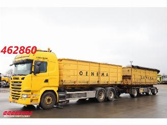 krockskadad bil auto Scania G G450 6X2 HTS 45t. Haakarm + Anhänger + Container Euro 6 2017/4
