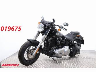 Unfall Kfz Van Harley-Davidson Combo FLS 103 Softail Slim 5HD Remus Navi Supertuner 13.795 km! 2014/5